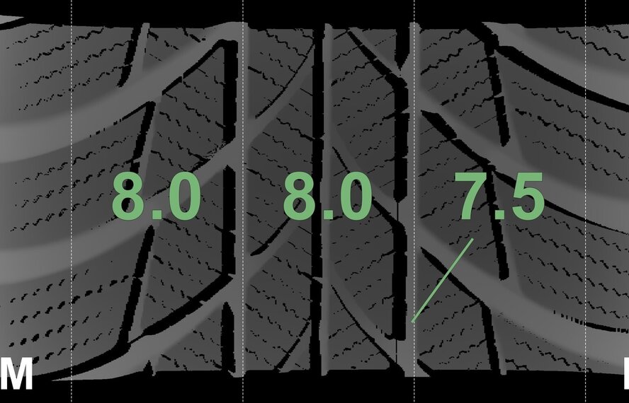 Mercedes Mercedes A B CLA Klasse W177 C118 W247 17-Zoll Bridgestone Winterkompletträder Original