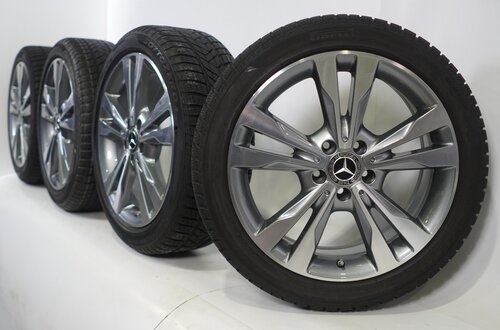 Mercedes Mercedes C-Klasse W205 S205 C205 18-Zoll Felgen Pirelli Winterkompletträder Neu Original Mercedes Mercedes C-Klasse W205 S205 C205 18-Zoll Felgen Pirelli Winterkompletträder Neu Original
