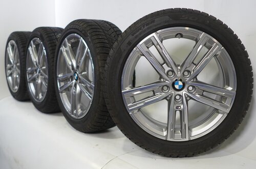 BMW BMW 1 2er F40 F44 2er Gran Coupe 550M 17-Zoll Felgen Pirelli Runflat Winterkompletträder Original