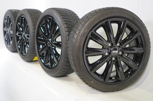 Mini Mini Cooper / S / One / Cabrio F55 F56 F57 499 17-Zoll-Felgen Dunlop Runflat Winterkompletträder Original Mini Mini Cooper / S / One / Cabrio F55 F56 F57 499 17-Zoll-Felgen Dunlop Runflat Winterkompletträder Original