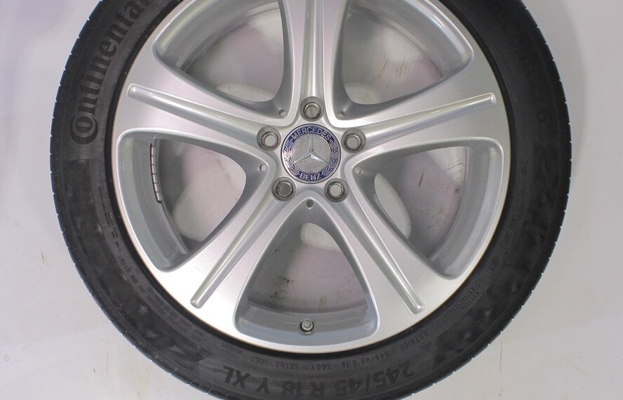 Mercedes Mercedes E Klasse W213 S213 18-Zoll-Felgen Continental Sommerkompletträder Original