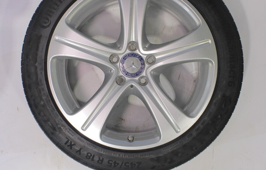 Mercedes Mercedes E Klasse W213 S213 18-Zoll-Felgen Continental Sommerkompletträder Original