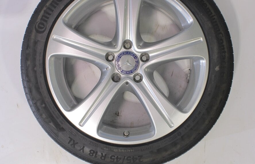 Mercedes Mercedes E Klasse W213 S213 18-Zoll-Felgen Continental Sommerkompletträder Original