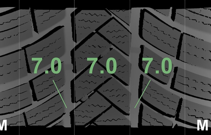 Audi Audi A6 4G C7 17-Zoll-Felgen Vredestein Winterkompletträder Original