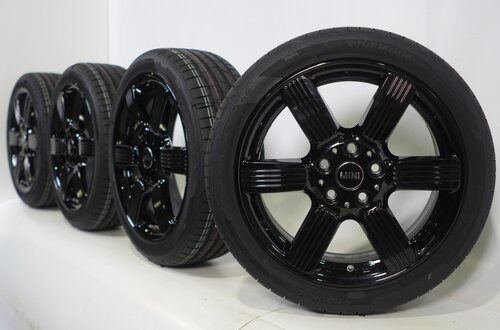 Mini Mini Cooper / S / One / Cabrio F55 F56 F57 525 17-Zoll-Felgen Hankook Runflat Sommerkompletträder Neu Original Mini Mini Cooper / S / One / Cabrio F55 F56 F57 525 17-Zoll-Felgen Hankook Runflat Sommerkompletträder Neu Original