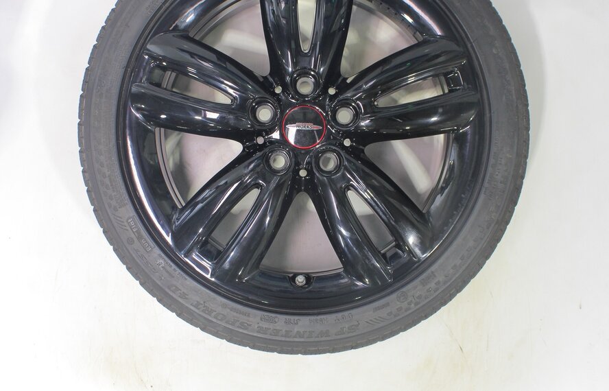 Mini Mini Cooper / S / One / Cabrio F55 F56 F57 JCW501 17-Zoll-Felgen Dunlop Runflat Winterkompletträder Original