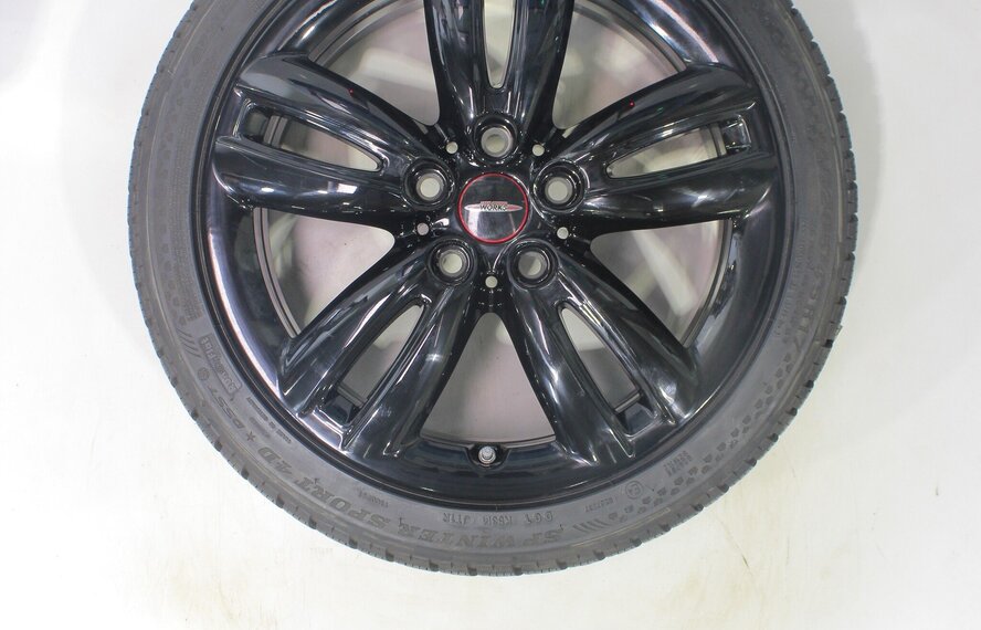 Mini Mini Cooper / S / One / Cabrio F55 F56 F57 JCW501 17-Zoll-Felgen Dunlop Runflat Winterkompletträder Original