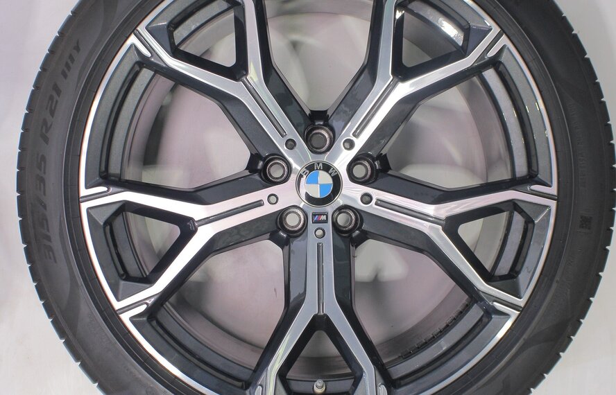 BMW BMW X5 G05 X6 G06 741M 21-Zoll-Felgen Pirelli Runflat Sommerkompletträder Original