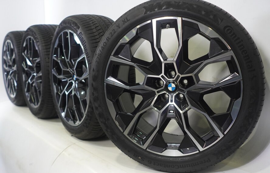 BMW BMW X7 G07 913M 22-Zoll-Felgen Continental Runflat Sommerkompletträder Original