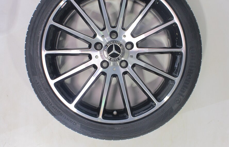 Mercedes Mercedes A B CLA Klasse W176 W117 W246 18-Zoll-Felgen Continental Sommerkompletträder Neu Original