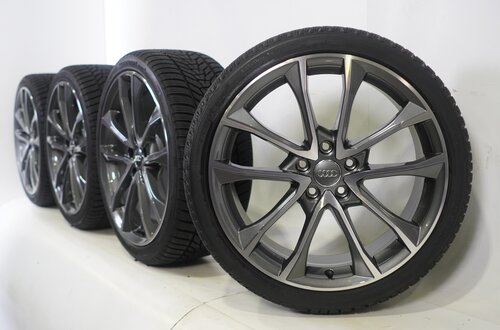 Audi Audi A4 S4 B9 8W 19-Zoll-Felgen Hankook Winterkompletträder Neu Original Audi Audi A4 S4 B9 8W 19-Zoll-Felgen Hankook Winterkompletträder Neu Original