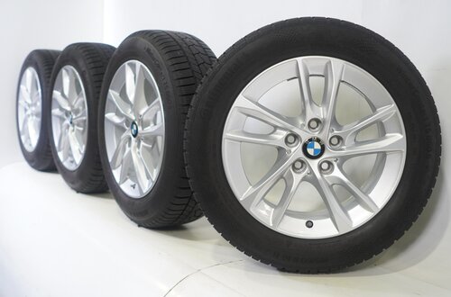 BMW BMW 1 2er F40 F44 2er Gran Coupe 474 16-Zoll Felgen Continental Winterkompletträder Original BMW BMW 1 2er F40 F44 2er Gran Coupe 474 16-Zoll Felgen Continental Winterkompletträder Original