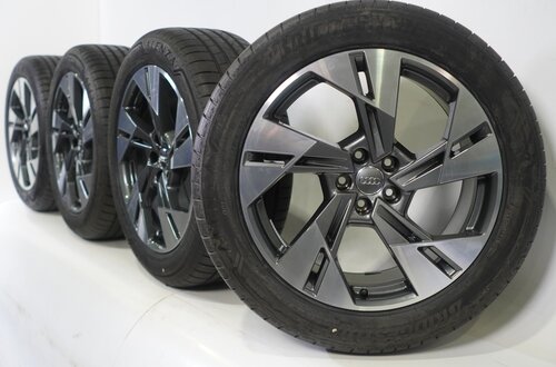 Audi Audi Etron 4KE 20-Zoll-Felgen Bridgestone Sommerkompletträder Original Audi Audi Etron 4KE 20-Zoll-Felgen Bridgestone Sommerkompletträder Original