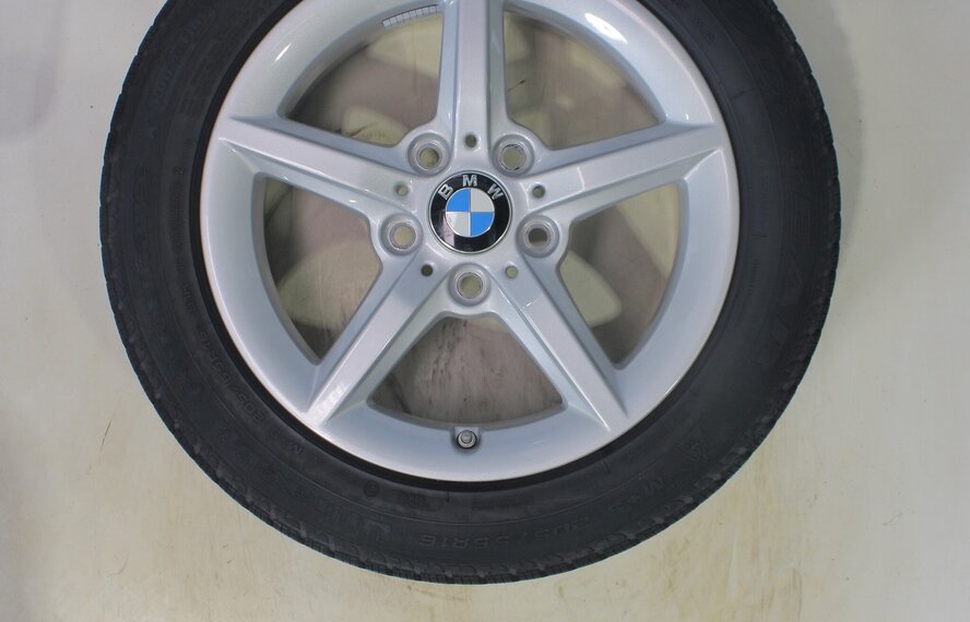 BMW BMW 1 2er F20 F21 F22 F23 654 16-Zoll-Felgen Goodyear Runflat Winterkompletträder Original