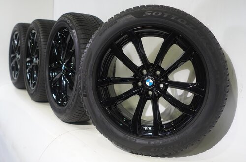 BMW BMW X3 X4 G01 G02 691 19-Zoll-Felgen Pirelli Runflat Winterkompletträder Original