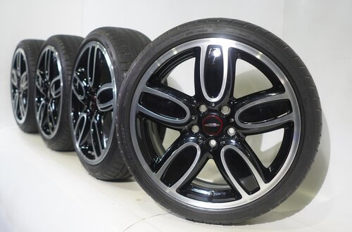Mini Mini Cooper / S / One / Cabrio F55 F56 F57 JCW563 18-Zoll-Felgen Dunlop Runflat Sommerkompletträder Original Mini Mini Cooper / S / One / Cabrio F55 F56 F57 JCW563 18-Zoll-Felgen Dunlop Runflat Sommerkompletträder Original