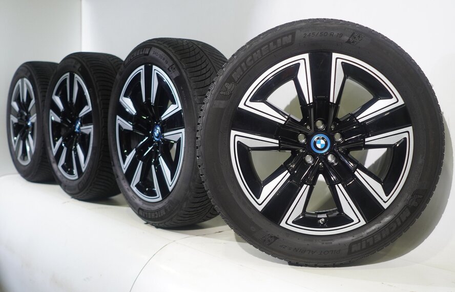 BMW BMW iX3 G08 842 19-Zoll-Felgen Michelin Runflat Winterkompletträder Original