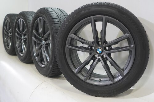 BMW BMW X3 X4 G01 G02 698M 19-Zoll Felgen Pirelli Runflat Winterkompletträder Original