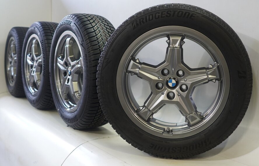 BMW BMW X1 iX1 U11 BEV X2 iX2 U10 866 18-Zoll Felgen Bridgestone Winterkompletträder Neu Original