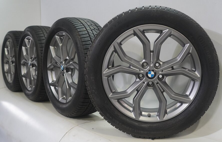 BMW BMW X3 X4 G01 G02 694 19-Zoll-Felgen Continental Runflat Winterkompletträder Original