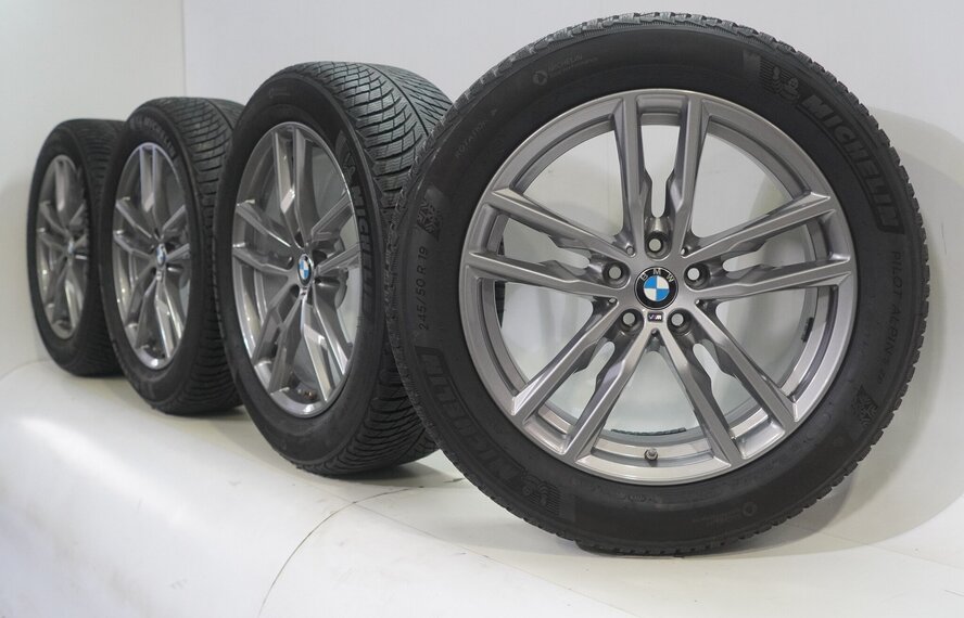 BMW BMW X3 X4 G01 G02 698M 19-Zoll-Felgen Michelin Runflat Winterkompletträder Original