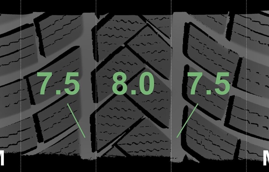 BMW BMW 6 GT G32 7er G11 G12 647M 19-Zoll-Felgen Vredestein Winterkompletträder Original