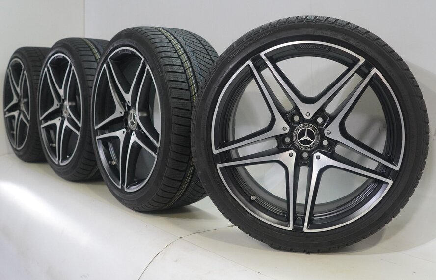 Mercedes Mercedes C63 AMG W205 19-Zoll-Felgen Continental Winterkompletträder Neu Original