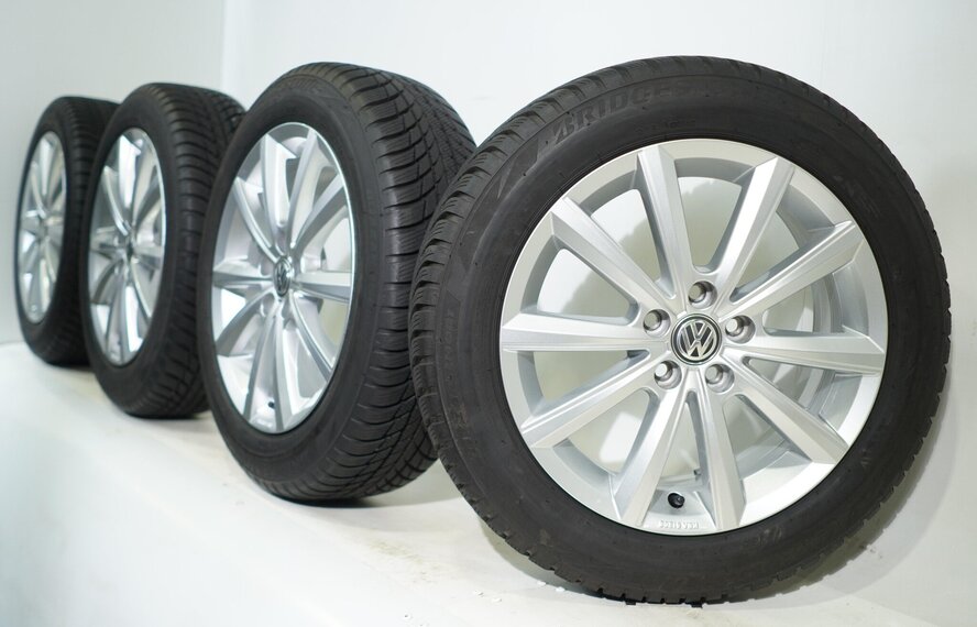 Volkswagen VW Polo 2G 16-Zoll-Felgen Bridgestone Winterkompletträder Original