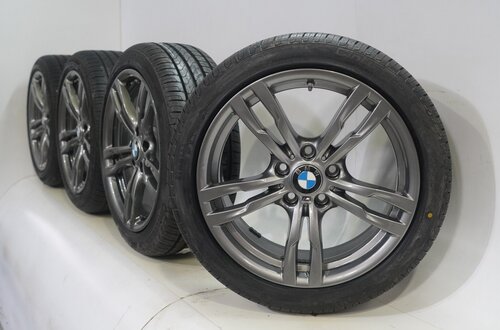 BMW BMW 3 4er F30 F31 F32 F33 F36 441M 18-Zoll Felgen Pirelli Runflat Sommerkompletträder Neu Original