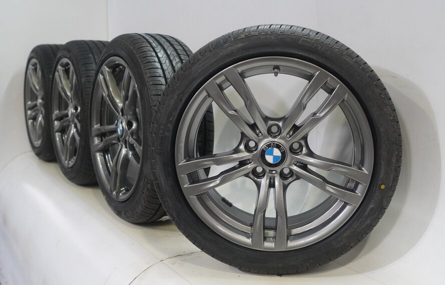 BMW BMW 3 4er F30 F31 F32 F33 F36 441M 18-Zoll Felgen Pirelli Runflat Sommerkompletträder Neu Original