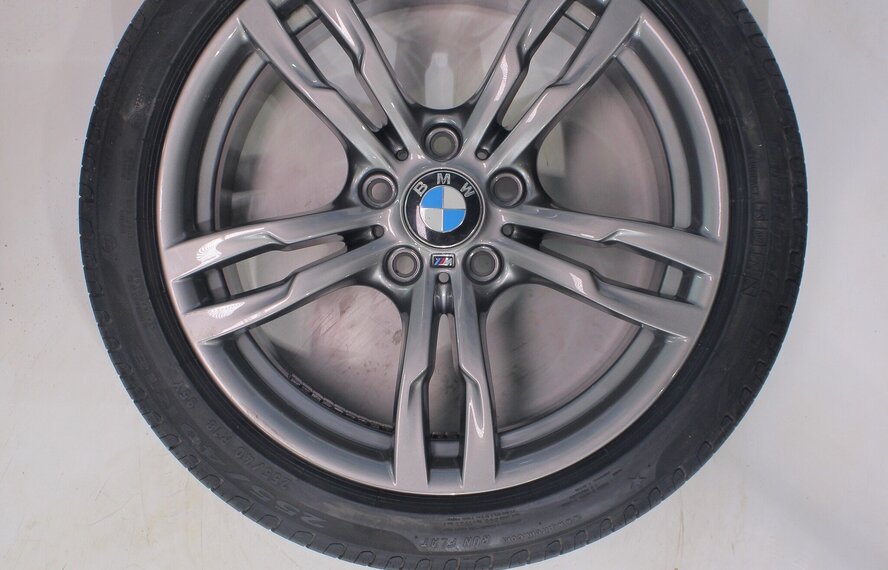 BMW BMW 3 4er F30 F31 F32 F33 F36 441M 18-Zoll Felgen Pirelli Runflat Sommerkompletträder Neu Original