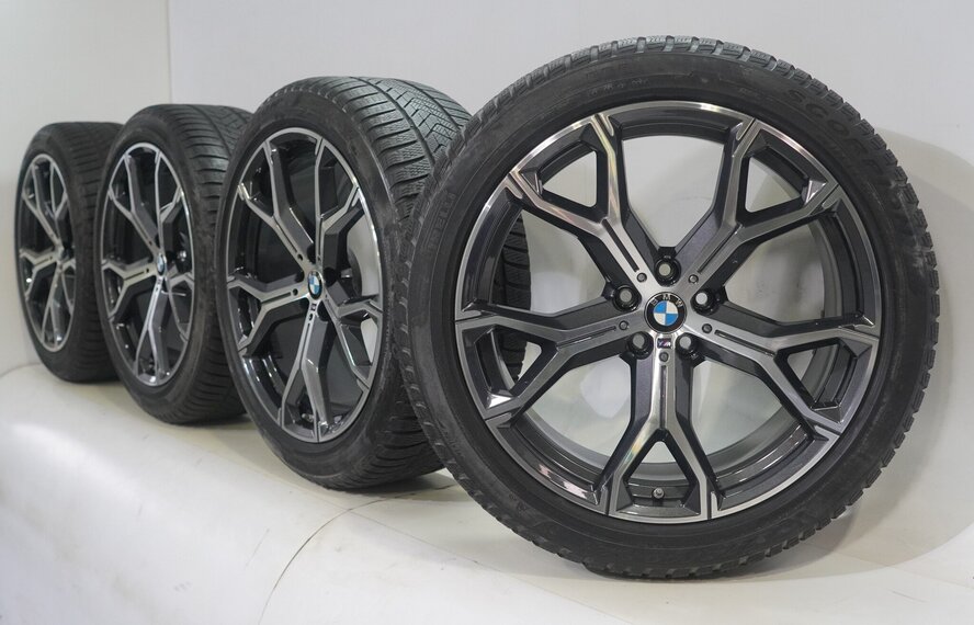 BMW BMW X5 G05 X6 G06 741M 21 Zoll Felgen Pirelli Runflat Winterkompletträder Original