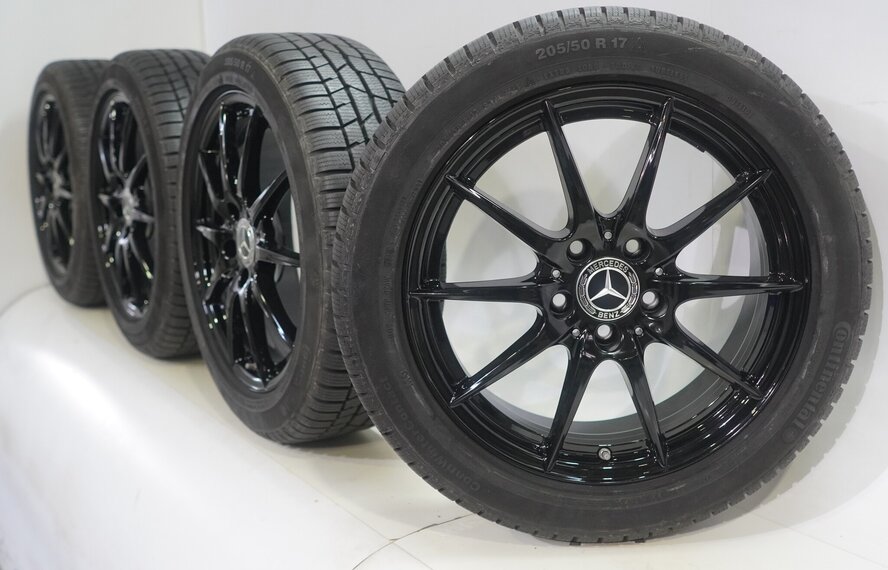 Mercedes Mercedes A B CLA Klasse W176 W117 W246 17 Zoll Felgen Continental Winterreifen Original