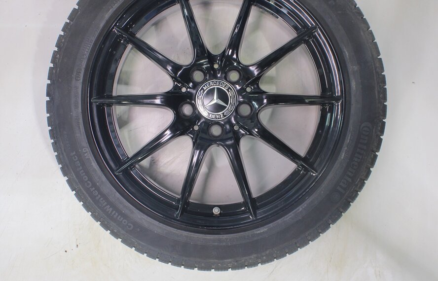 Mercedes Mercedes A B CLA Klasse W176 W117 W246 17 Zoll Felgen Continental Winterreifen Original