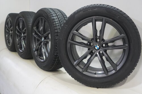 BMW BMW X3 X4 G01 G02 698M 19 Zoll Felgen Pirelli Runflat Winterreifen Neu Original