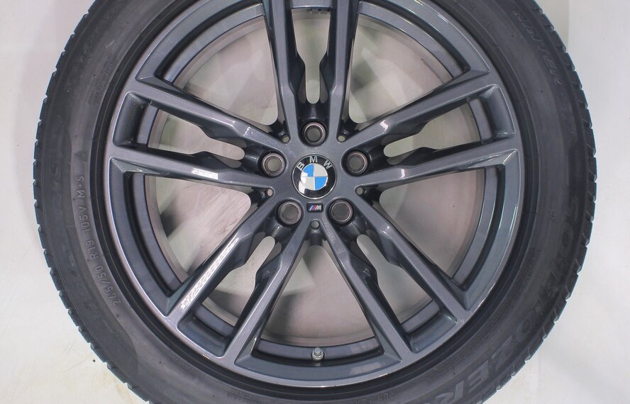 BMW BMW X3 X4 G01 G02 698M 19 Zoll Felgen Pirelli Runflat Winterreifen Neu Original