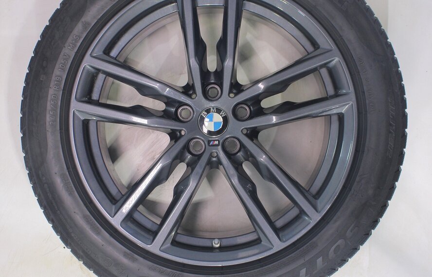 BMW BMW X3 X4 G01 G02 698M 19 Zoll Felgen Pirelli Runflat Winterreifen Neu Original
