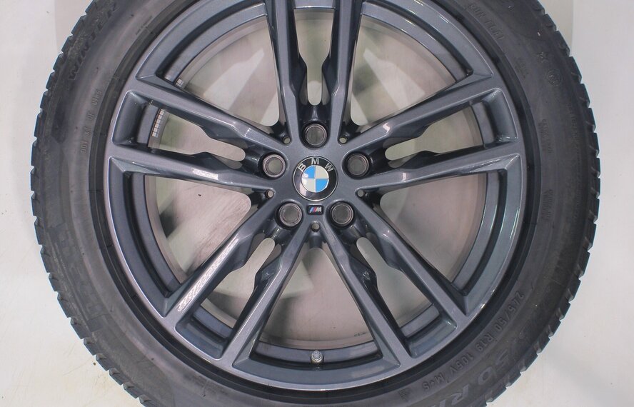 BMW BMW X3 X4 G01 G02 698M 19 Zoll Felgen Pirelli Runflat Winterreifen Original