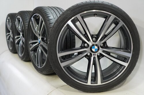 BMW BMW 3 4 Serie F30 F31 F32 F33 F36 442M 19 Zoll Felgen Bridgestone Runflat Sommerreifen Original
