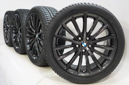 BMW BMW 5 er G30 G31 8 er G14 G15 G16 633 19 Zoll Felgen Hankook Runflat Winterkompletträder Neu Original