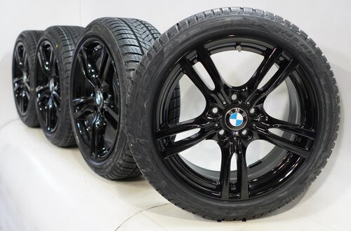 BMW BMW 3 4 er F30 F31 F32 F33 F36 400M 18 Zoll Felgen Pirelli Runflat Winterkompletträder Neu Original