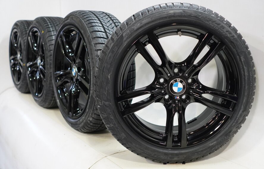 BMW BMW 3 4 er F30 F31 F32 F33 F36 400M 18 Zoll Felgen Pirelli Runflat Winterkompletträder Neu Original