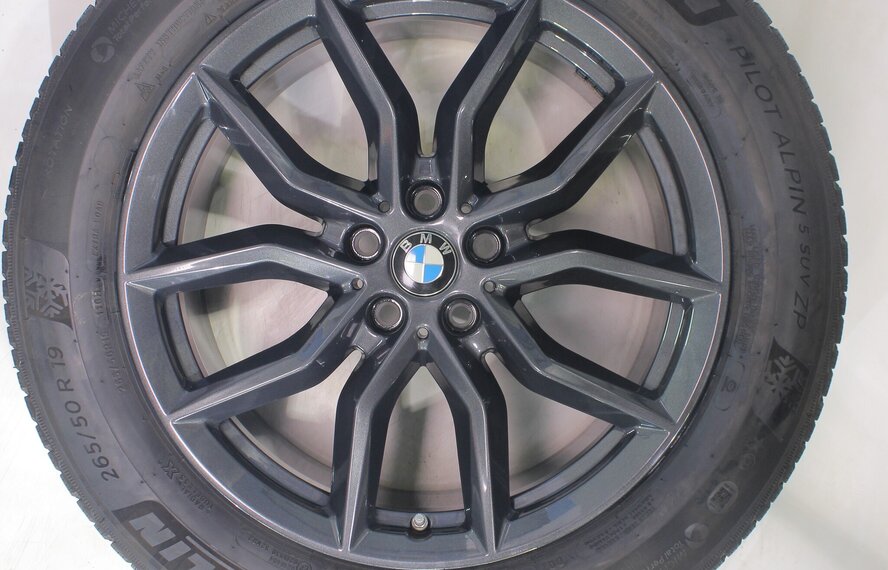 BMW BMW X5 G05 X6 G06 734 19 Zoll Felgen Michelin Runflat Winterkompletträder Original