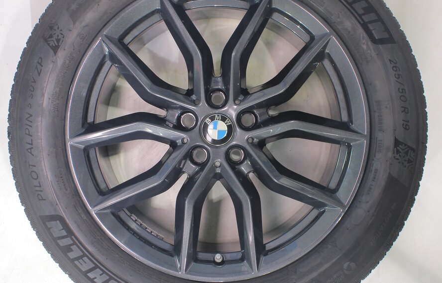BMW BMW X5 G05 X6 G06 734 19 Zoll Felgen Michelin Runflat Winterkompletträder Original