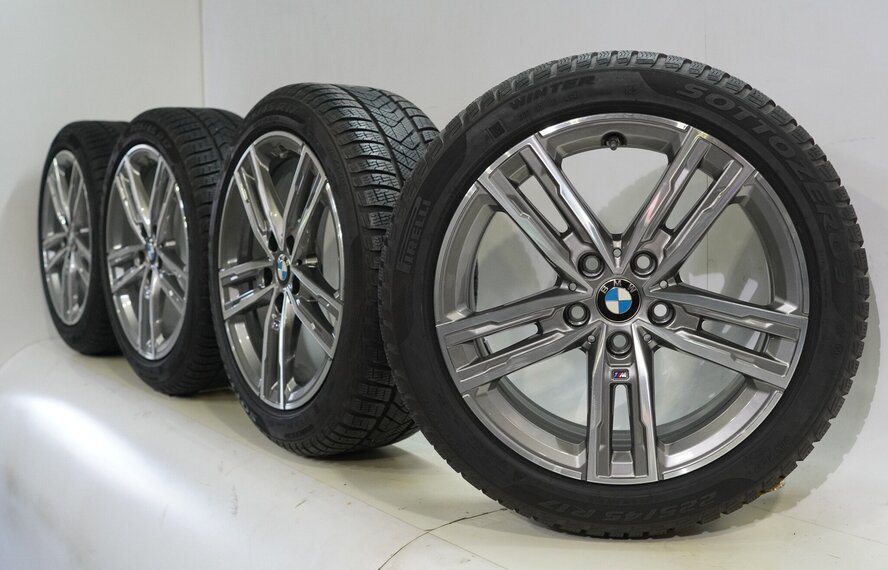 BMW BMW 1 2 er F40 F44 2 er Gran Coupe 550M 17 Zoll Felgen Pirelli Runflat Winterkompletträder Original