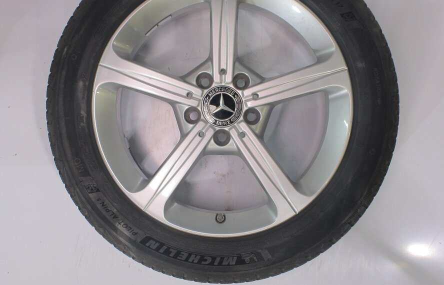 Mercedes Mercedes A B CLA Klasse W177 C118 W247 17 Zoll Felgen Michelin Winterkompletträder Original