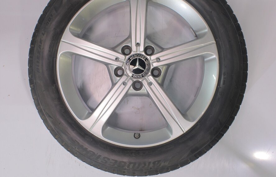 Mercedes Mercedes A B CLA Klasse W177 C118 W247 17 Zoll Felgen Bridgestone Winterkompletträder Original