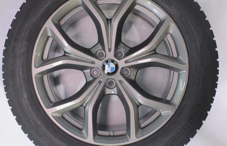BMW BMW X5 G05 X6 G06 735 19 Zoll Felgen Continental Runflat Winterkompletträder Original