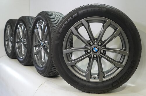 BMW BMW X3 X4 G01 G02 691 19 Zoll Felgen Michelin Runflat Winterkompletträder Original
