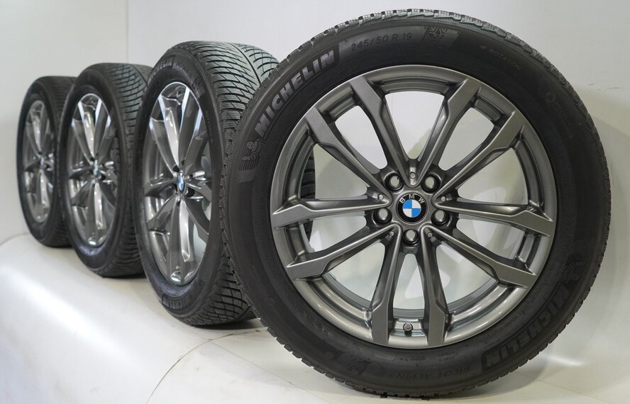 BMW BMW X3 X4 G01 G02 691 19 Zoll Felgen Michelin Runflat Winterkompletträder Original